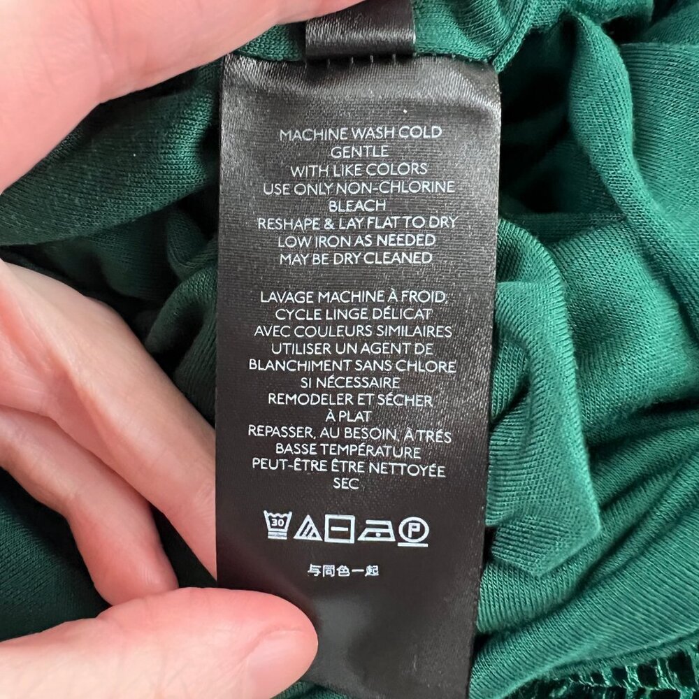 Anthropologie Maeve Twist Back Velvet Midi Dress Christmas Holiday Wedding Guest - Picture 8 of 12